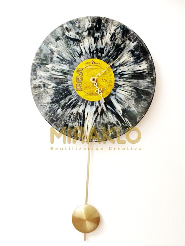 Reloj Disco Vinilo Vintage de pared