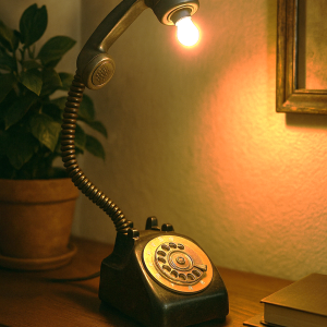 Miraklo Lámpara Teléfono Retro Vintage