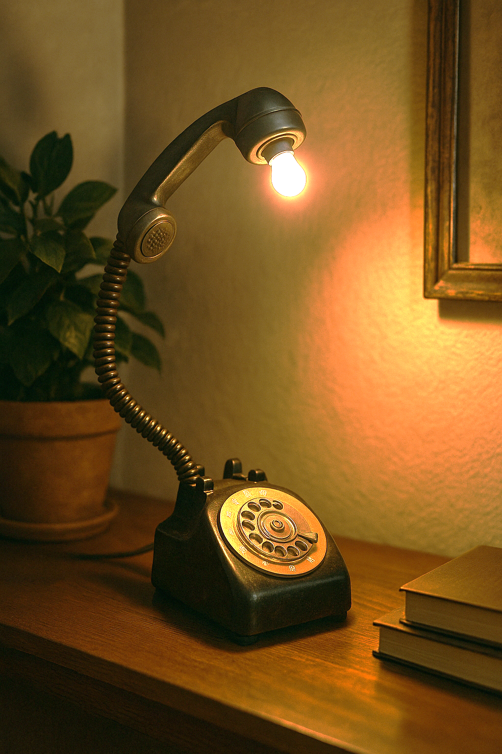 Miraklo Lámpara Teléfono Retro Vintage